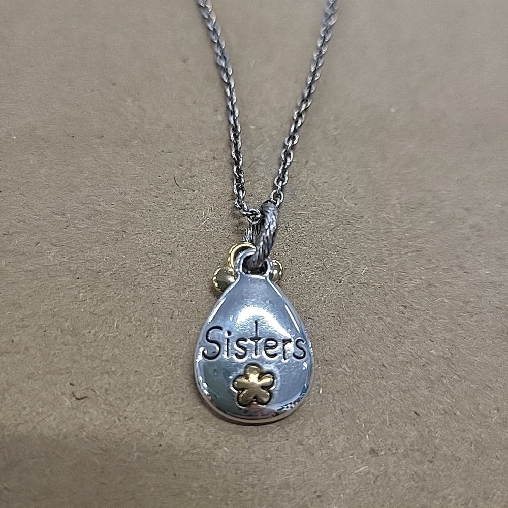 Brighton Sisters Small Two Tone Inseparable Pendant Necklace